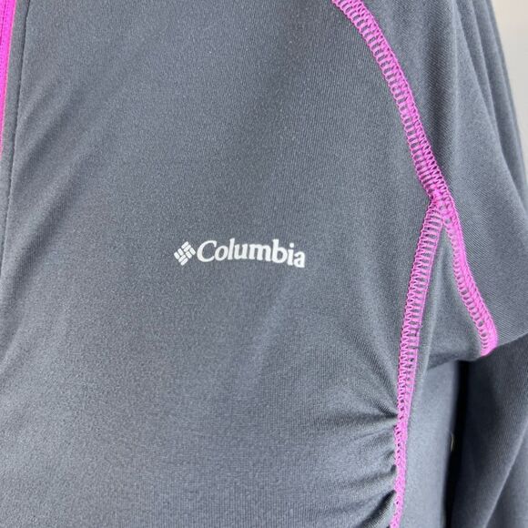 Columbia Womens Full Zip Hooded Long Sleeve Jacket Pockets Gray Size XSmall - Picture 3 of 11